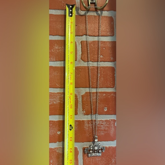 Crown Rhinestone Pendant & Chain - Picture 11 of 11